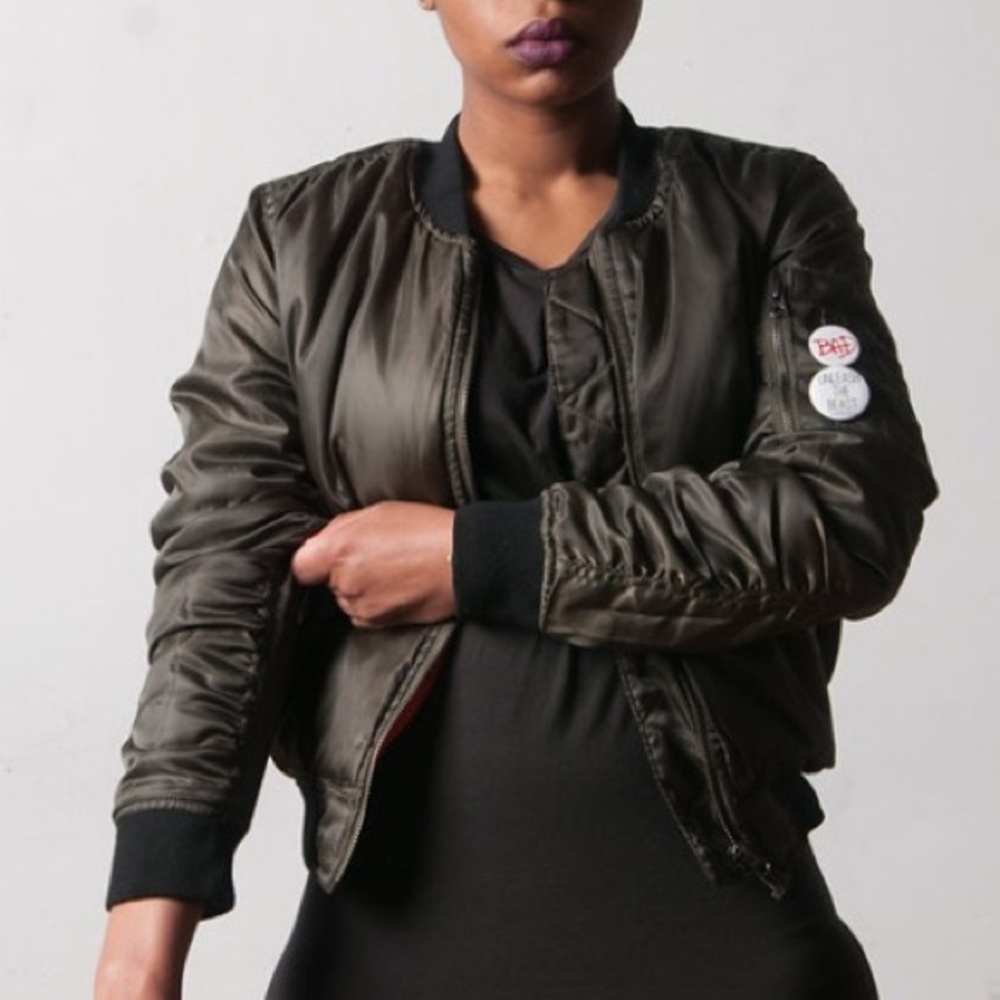 Red Fox Aviator Flight Bomber Jacket